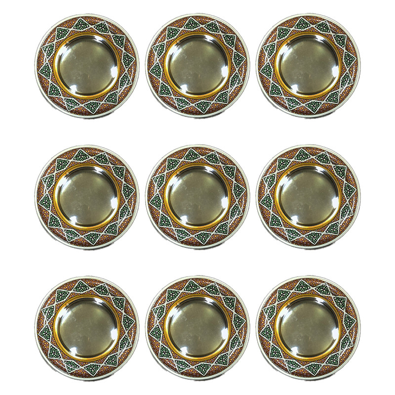 ظرف زعفران و ادویه مدل خاتم کد KH-S9 بسته 9 عددی