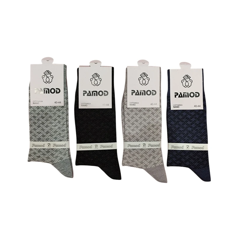 جوراب ساق بلند مردانه مدل SO_001 بسته ۴ عددی