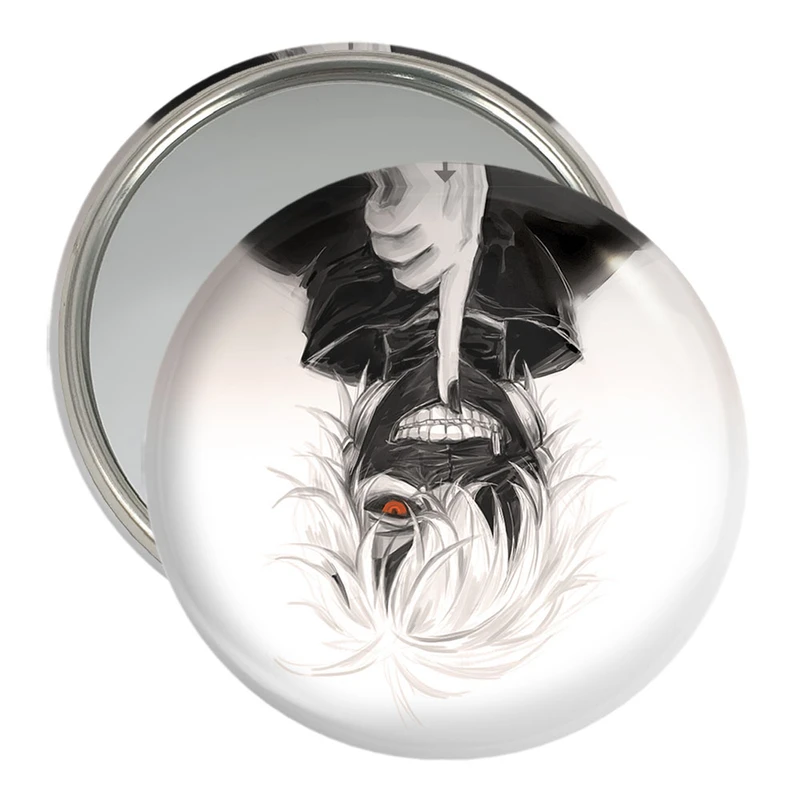 آینه جیبی خندالو مدل کانکی کن انیمه Tokyo Ghoul  کد 11901