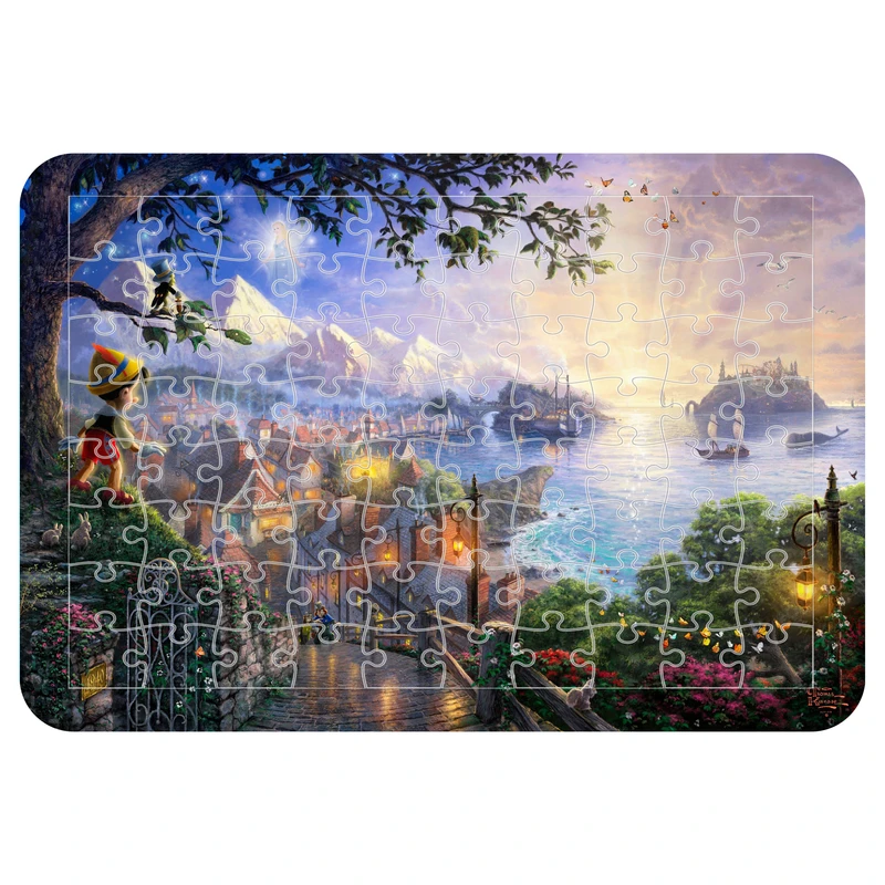 پازل 54 تکه اطلس آبی طرح کارتون پینوکیو مدل P1697