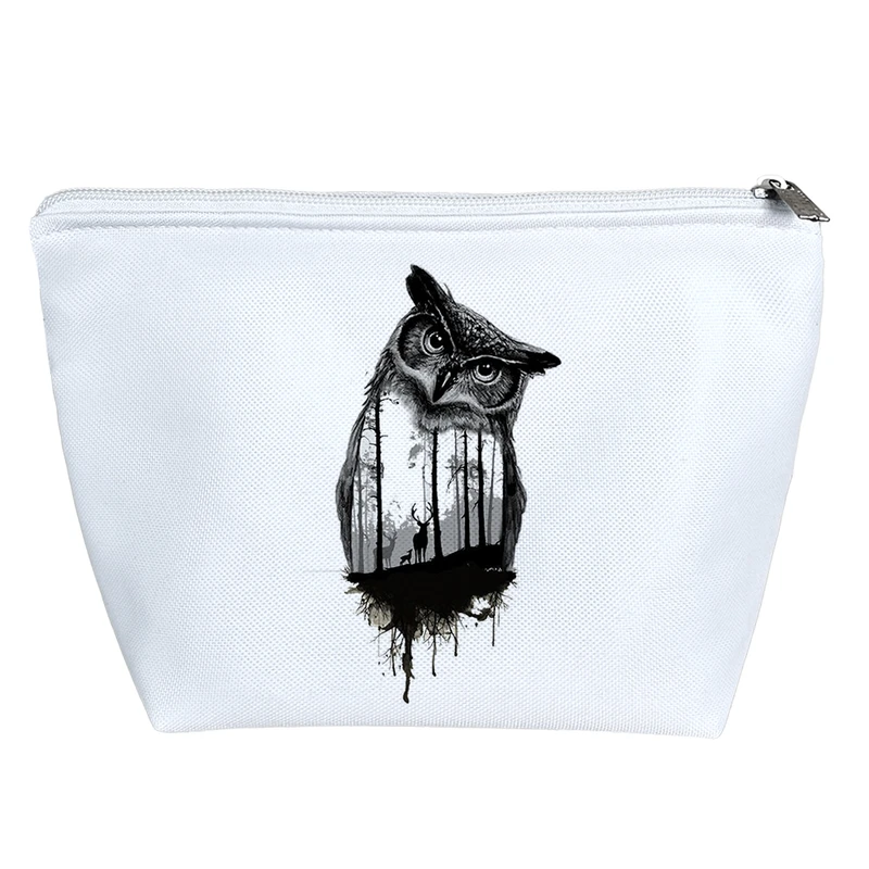 کیف لوازم آرایش دخترانه خندالو مدل جغد کد 3074