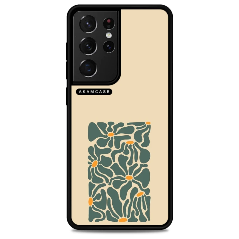 کاور آکام مدل AMC-WSGS21U-FLOWERS-33 مناسب برای گوشی موبایل سامسونگ Galaxy S21 Ultra