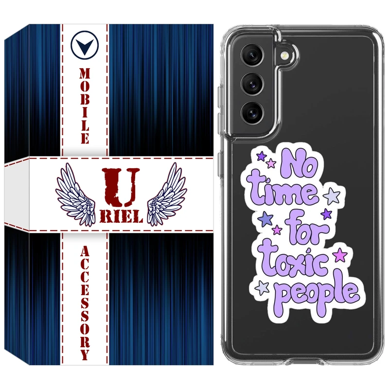 کاور یوریل مدل Clear کد 97 طرح Toxic مناسب برای گوشی موبایل سامسونگ Galaxy S21 FE