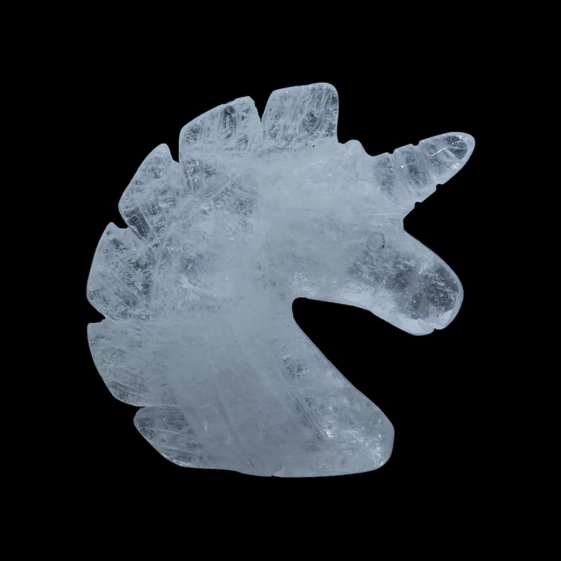 سنگ راف کوارتز مانا جم مدل اسب تک شاخ