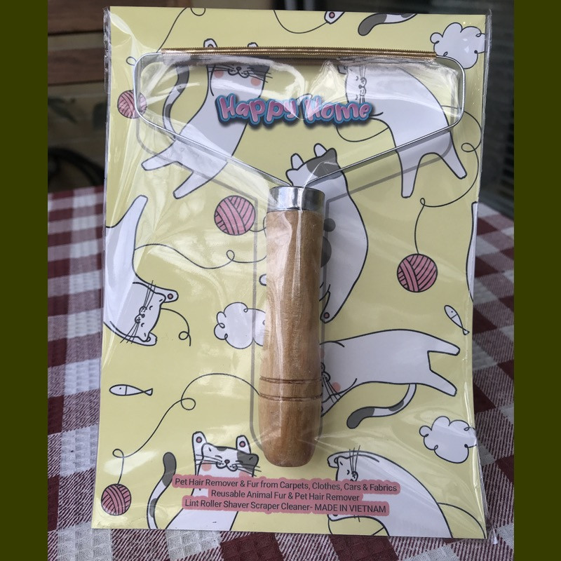 پرزگیر لباس هپی هوم مدل موی گربه و فرش