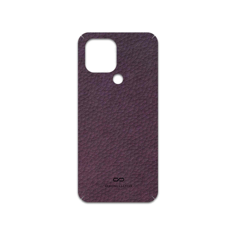 برچسب پوششی ماهوت مدل Purple-Leather مناسب برای گوشی موبایل شیائومی Redmi A2 Plus