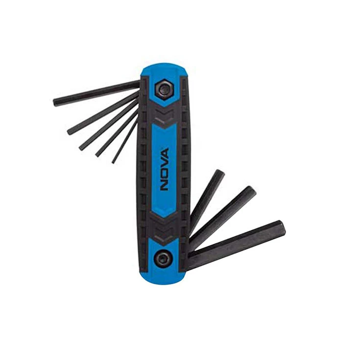 آچار آلن چاقویی ستاره‌ای نووا مدل 1161 مجموعه 8 عددی