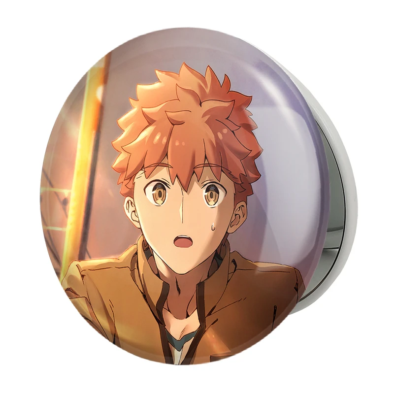 آینه جیبی خندالو طرح شیرو انیمه فیت استی نایت Fate Stay Night مدل تاشو کد 22806 
