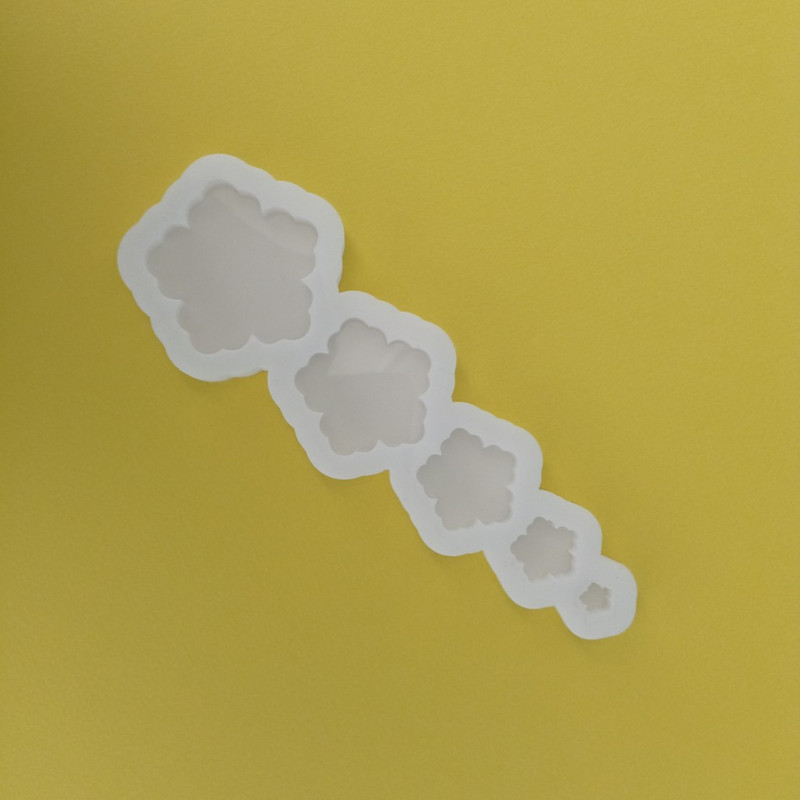 قالب رزین هنرستون مدل گل پنج پر کد 5-1