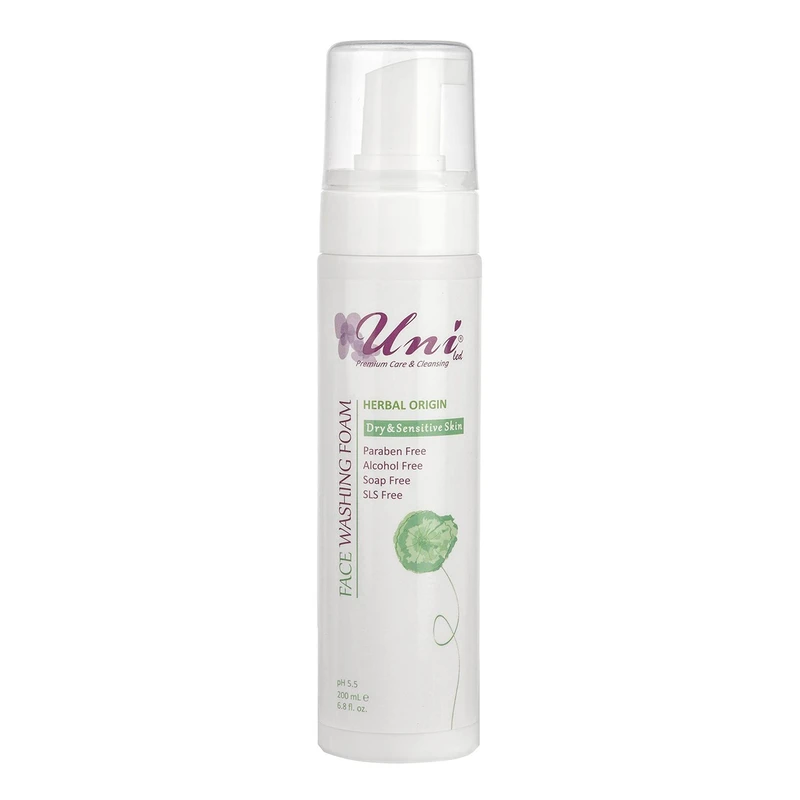 فوم پاک کننده آرایش یونی لد مدل Dry And Sensitive Skin حجم 200 میلی لیتر