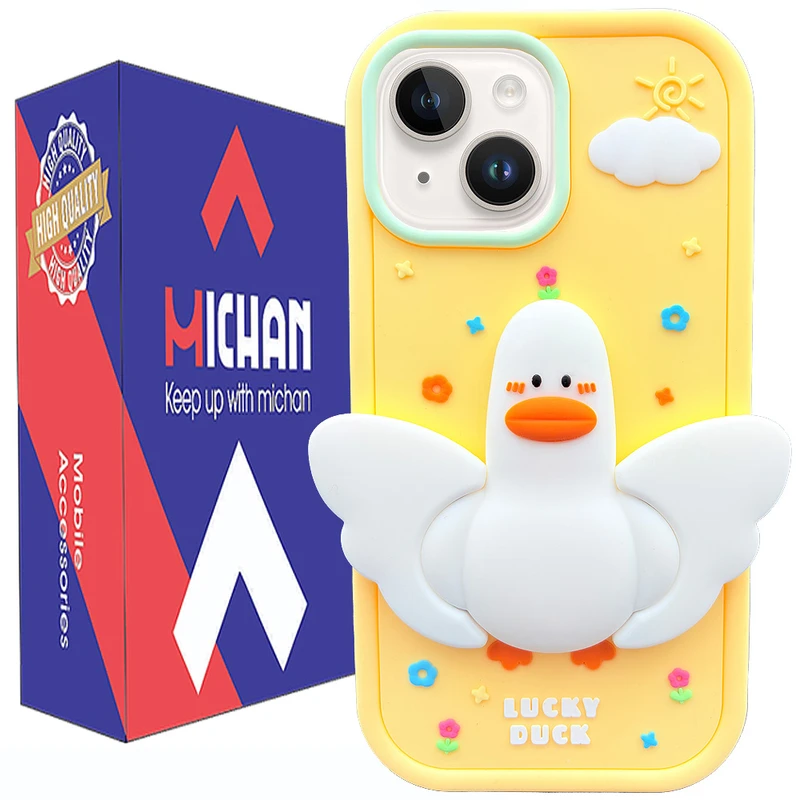 کاور میچان طرح اردک مناسب برای گوشی موبایل اپل IPHONE 13/14/15