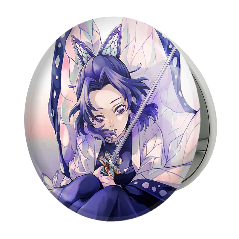 آینه جیبی خندالو طرح شینوبو کاکوچو انیمه شیطان کش مدل تاشو کد 11480 