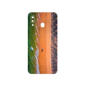 MAHOOT Beach and Green Sea Cover Sticker for Samsung Galaxy A20