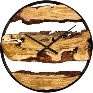 ساعت دیواری مدل چوبی روستیک