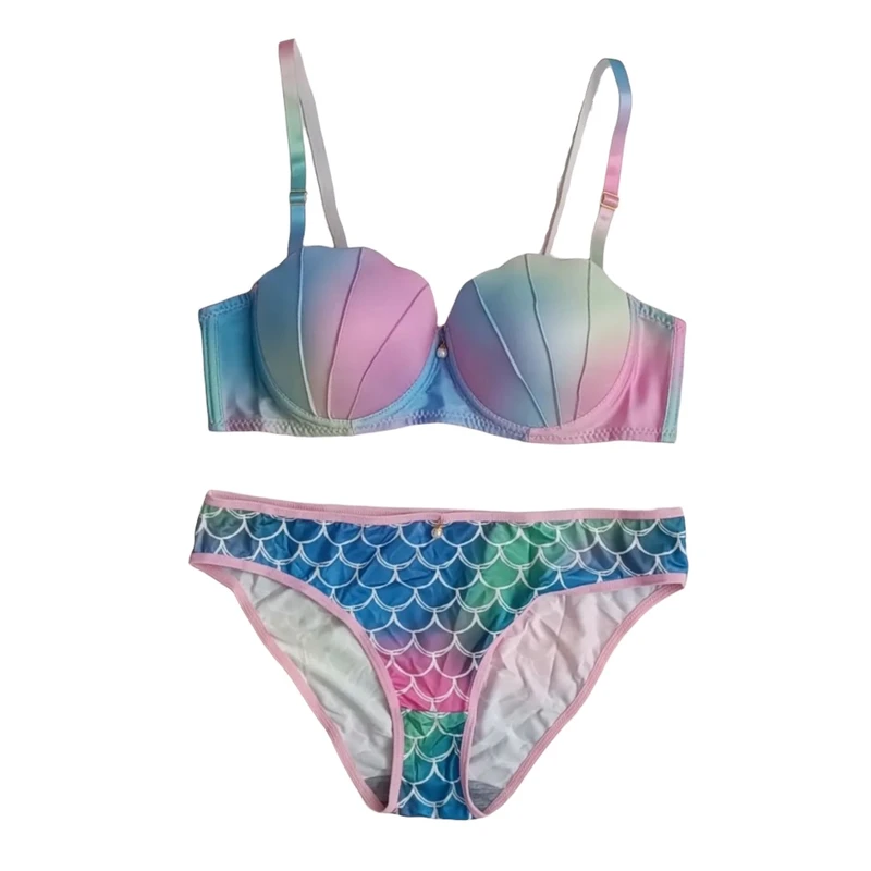 ست شورت و سوتین مدل پری دریایی