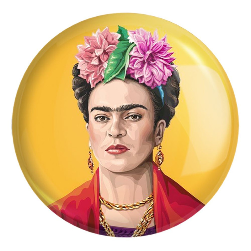 پیکسل خندالو طرح فریدا کالو Frida Kahlo کد 3715 مدل بزرگ
