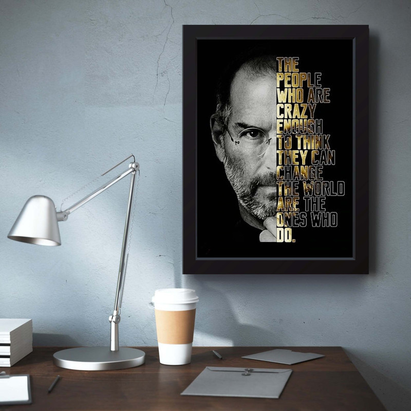 تابلو مدل انگیزشی Steve Jobs استیو جابز کد S2501-b تابلو مدل انگیزشی Steve Jobs استیو جابز کد S2501-b
