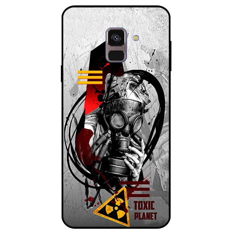 کاور مگافون طرح سمی مدل 2821 مناسب برای گوشی موبایل سامسونگ Galaxy A8 Plus          