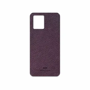 MAHOOT Purple-Leather Cover Sticker for Realme 8 Pro