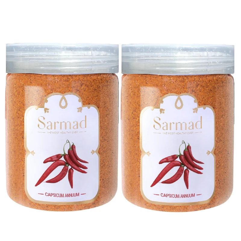 پاپریکا ممتاز سرمد - 500 گرم بسته 2 عددی 