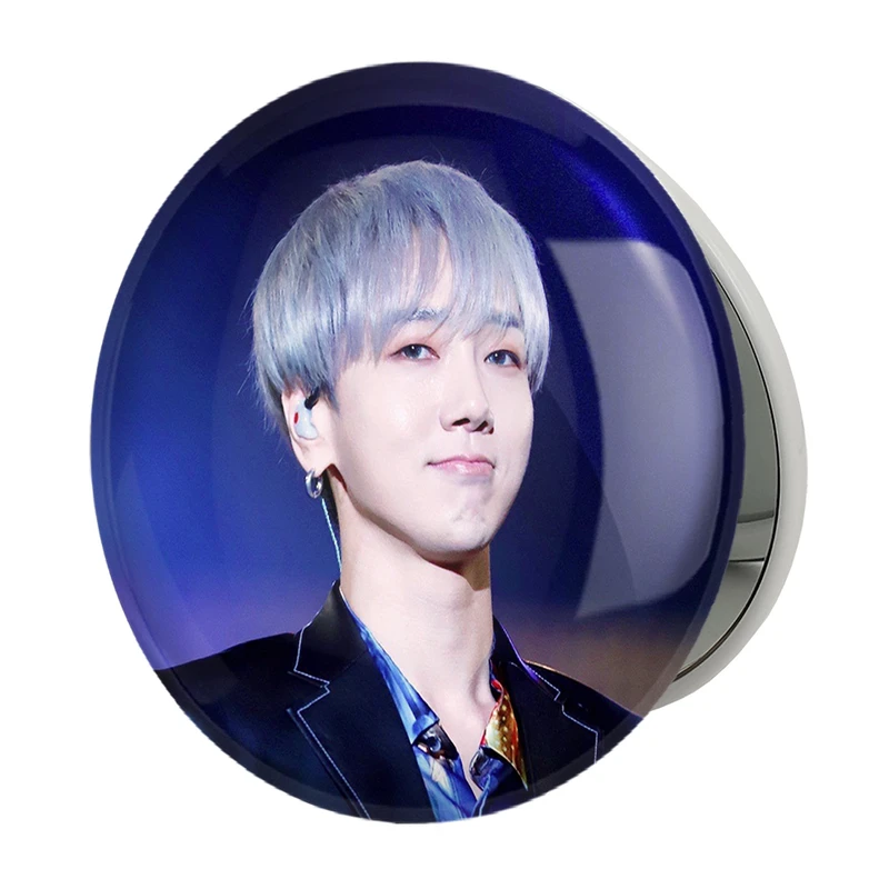آینه جیبی خندالو طرح یسونگ گروه سوپر جونیور Super Junior مدل تاشو کد 21480 
