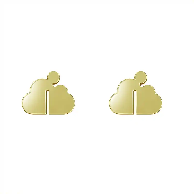 گوشواره طلا 18 عیار زنانه مدوپد مدل درخت کد GA1-15860