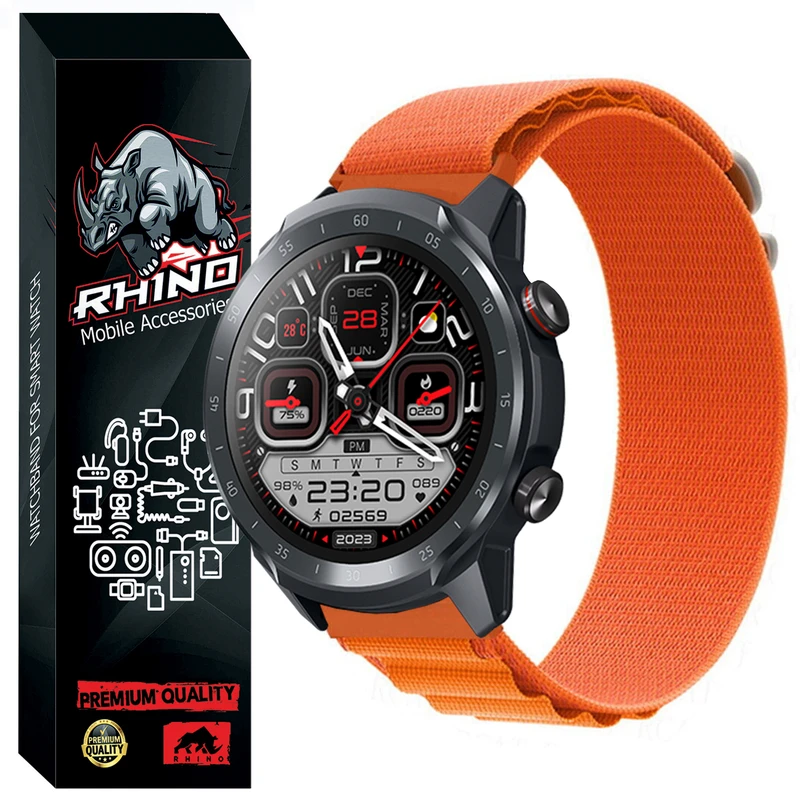 بند راینو مدل Alpine Loop مناسب برای ساعت هوشمند میبرو Mibro Watch A2