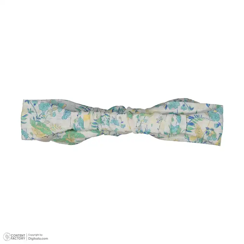 ست پیراهن و هدبند نوزادی ایندیگو مدل 131462 رنگ آبی