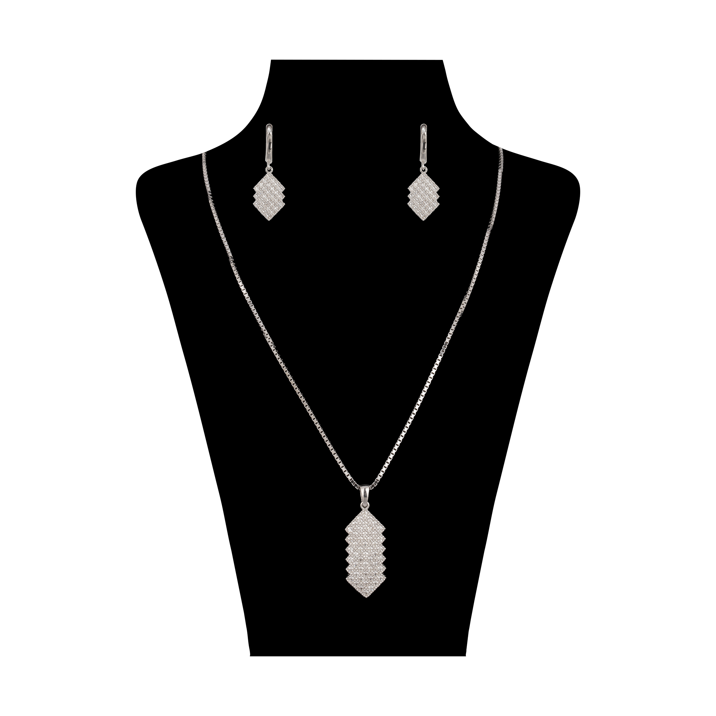 نیم ست نقره زنانه مدل 112-9