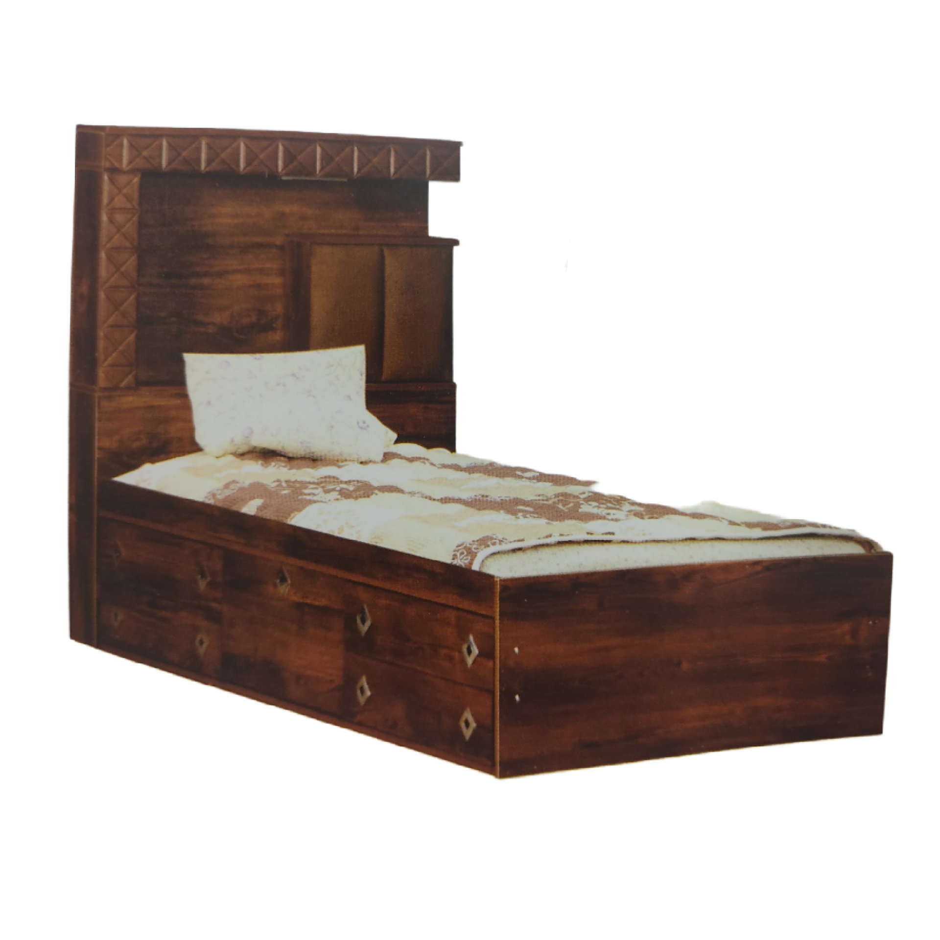 تخت خواب یکنفره مدل munikh سایز 90x200 سانتی متر
