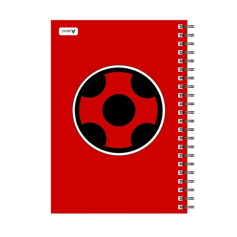 دفتر 120 برگ ویتادل طرح دختر کفش دوزکی مدل 10