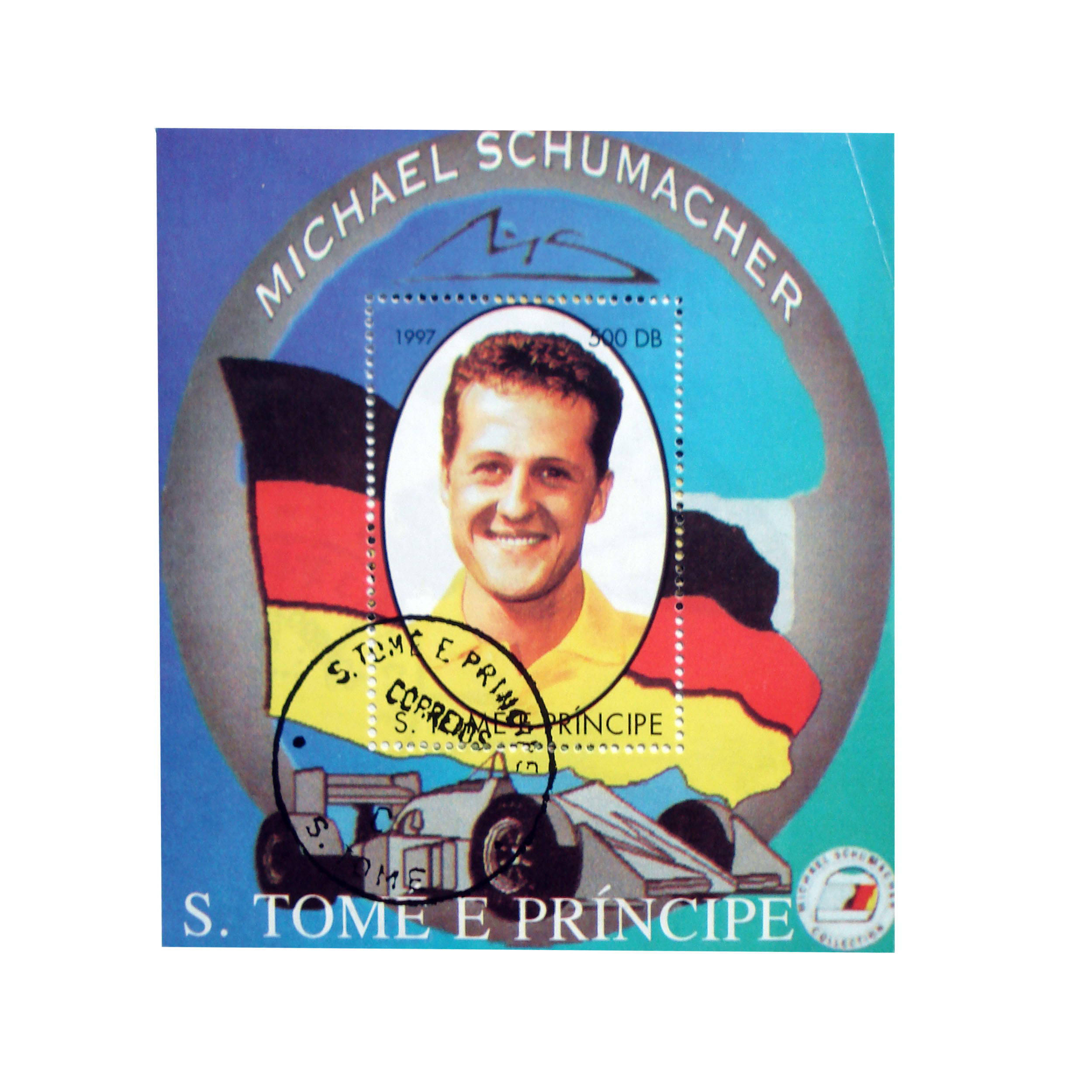 تمبر یادگاری مدل MICHAEL SCHUMACHER کد F-906