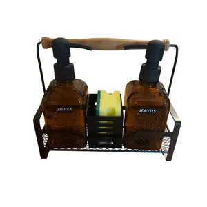 مخزن مایع ظرفشویی امپرلند مدل i400 مجموعه ۲ عددی به همراه استند و اسکاچ