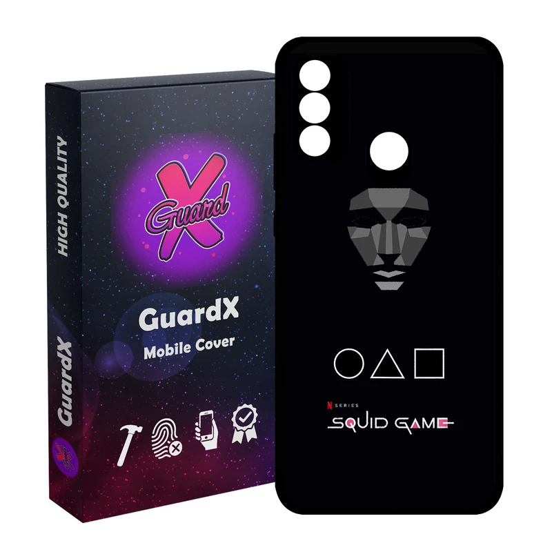 کاور گارد ایکس طرح بازی مرکب مدل Glass10408 مناسب برای گوشی موبایل هوآوی Y8s