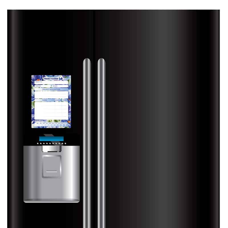 تخته وایت برد لاژید مدل برنامه ریزی پروژه سایز 14x18 سانتی متر