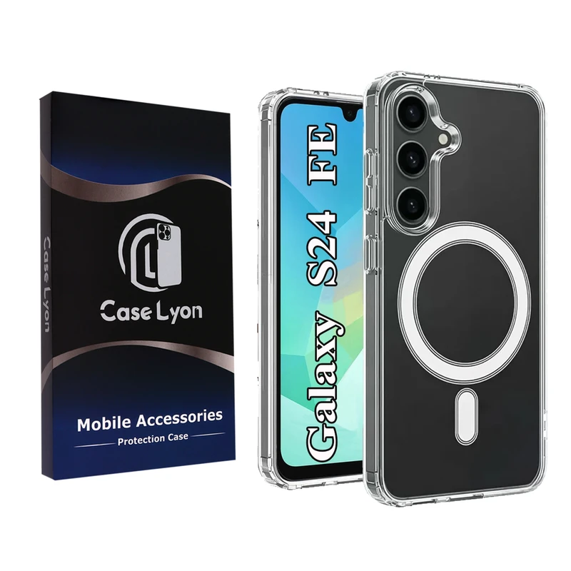 کاور کیس لیون مدل Clear Magsafe مناسب برای گوشی موبایل سامسونگ Galaxy S24 FE