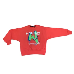 سویشرت بچگانه طرح Houday کد 5060 رنگ قرمز