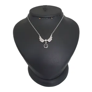 گردنبند نقره زنانه ترمه ۱ مدل بال کد smed 1041