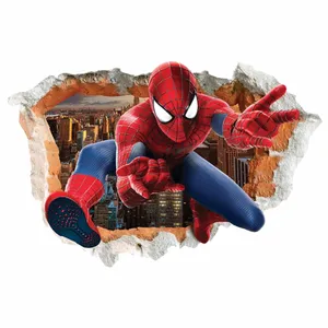 Zhivar Windows Spider Man 3D Wall Sticker