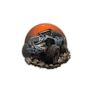 برچسب بدنه خودرو رایسان مدل ژله ای کد BR00107