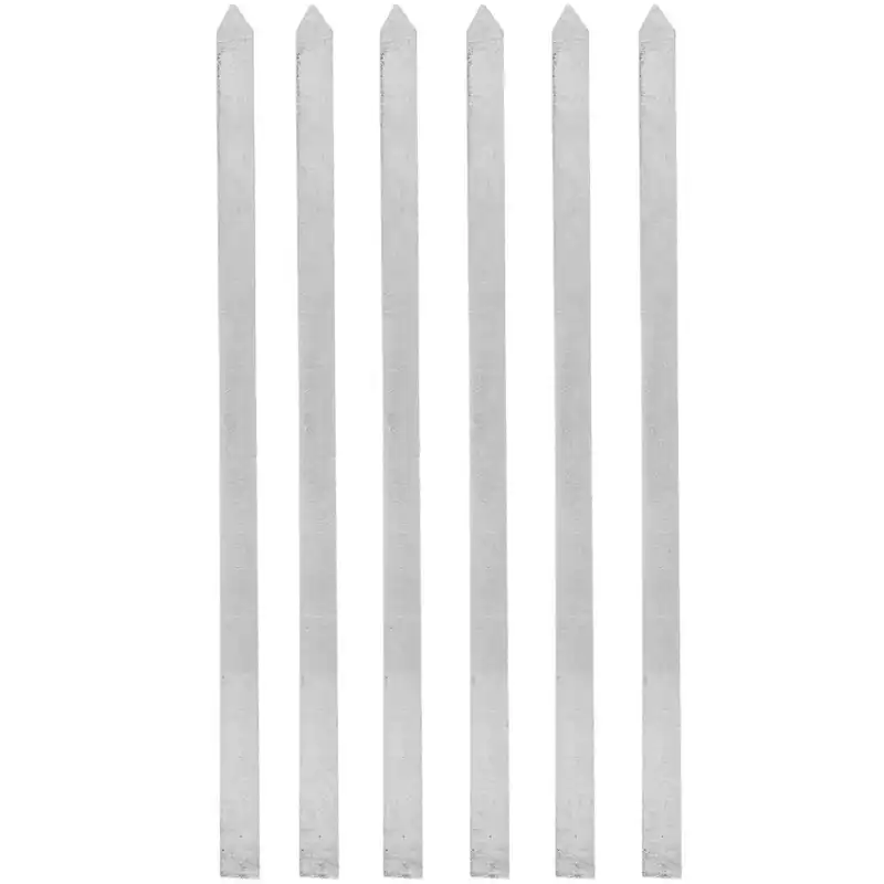 سیخ استیل کوبیده مدل کوتاه بسته 6 عددی