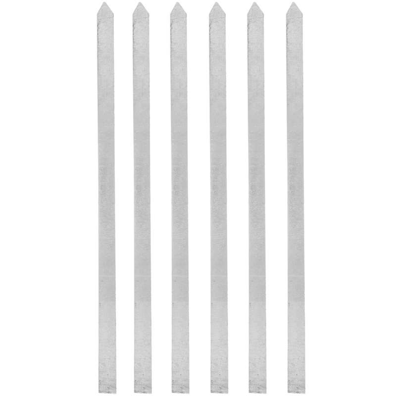 سیخ استیل کوبیده مدل کوتاه بسته 6 عددی