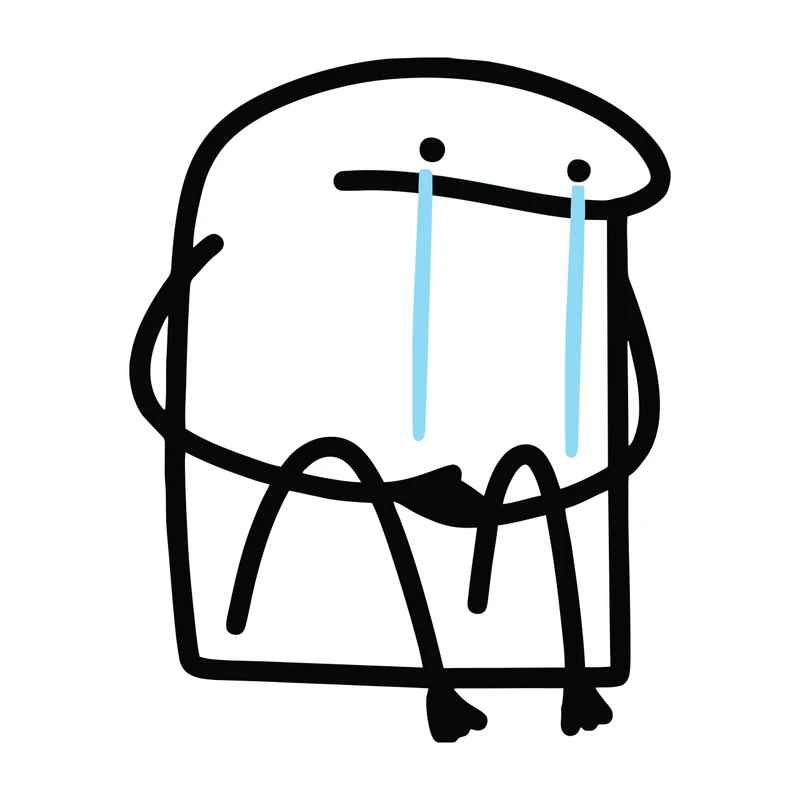 برچسب لپ تاپ پویا مارکت طرح غمگین کد 3488