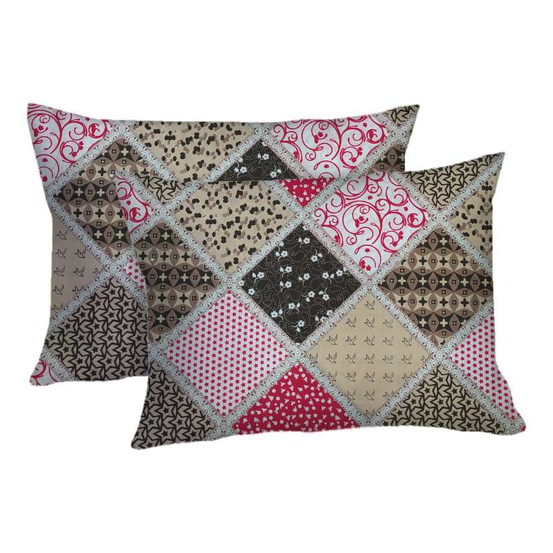 روبالشی سندس مدل چهل تکه کد F952 بسته 2 عددی