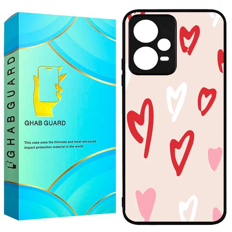 کاور قاب گارد طرح قلب مدل GCHPX5P مناسب برای گوشی موبایل شیائومی Poco X5 Pro 5G