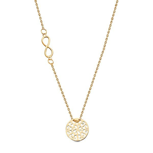 گردنبند طلا 18 عیار زنانه مدل اسلیمی