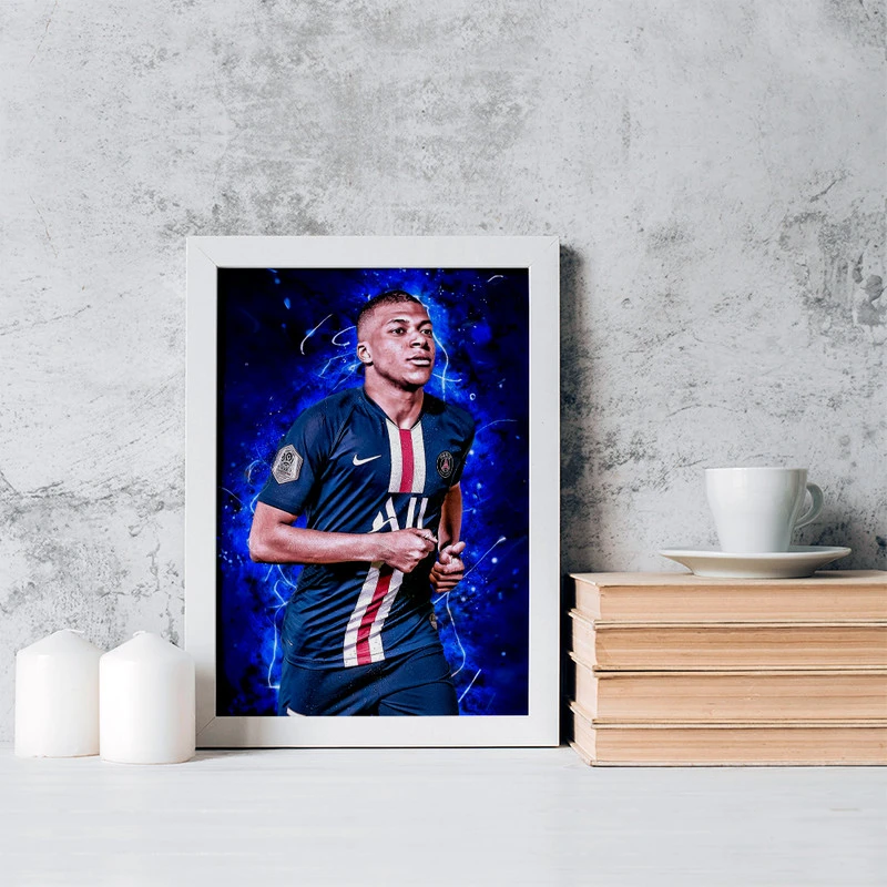 تابلو یاسین دکوراتیو مدل کیلیان امباپه کد V508