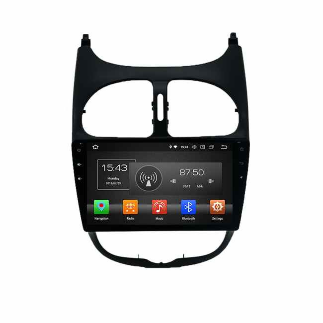 پخش کننده تصویری خودرو اینفینیتی  مدل -a 80 مناسب برای پژو 206