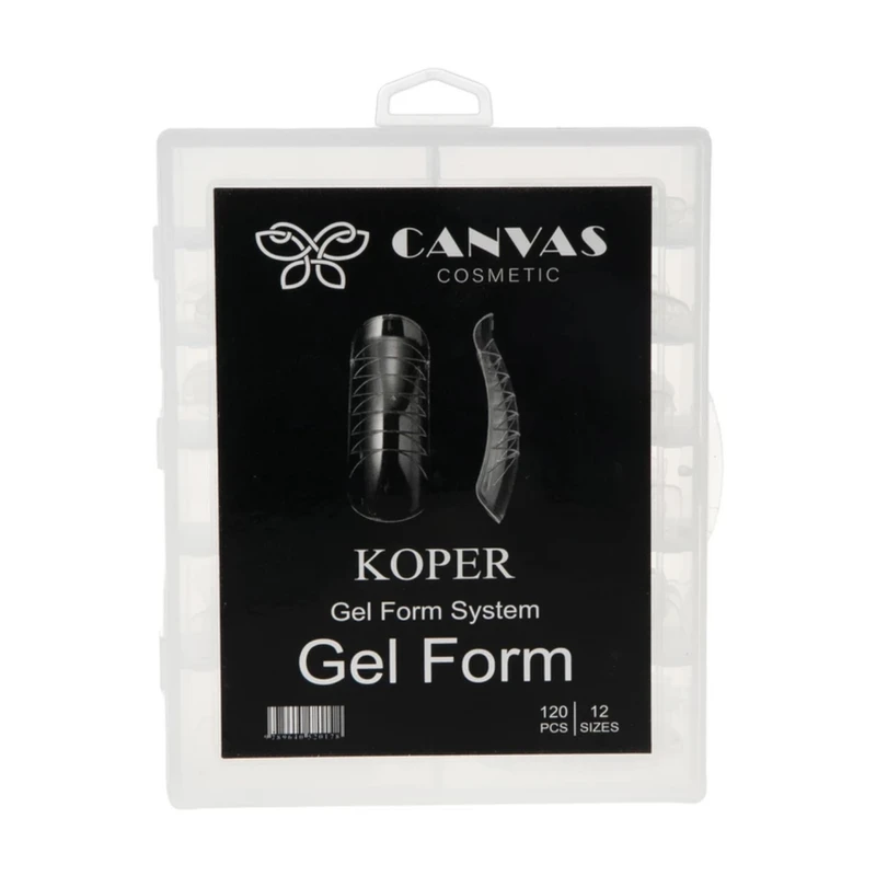 عکس شماره 4 : قالب کاشت ناخن کانواس مدل مربعی و بادامی دو بسته 120 عددی