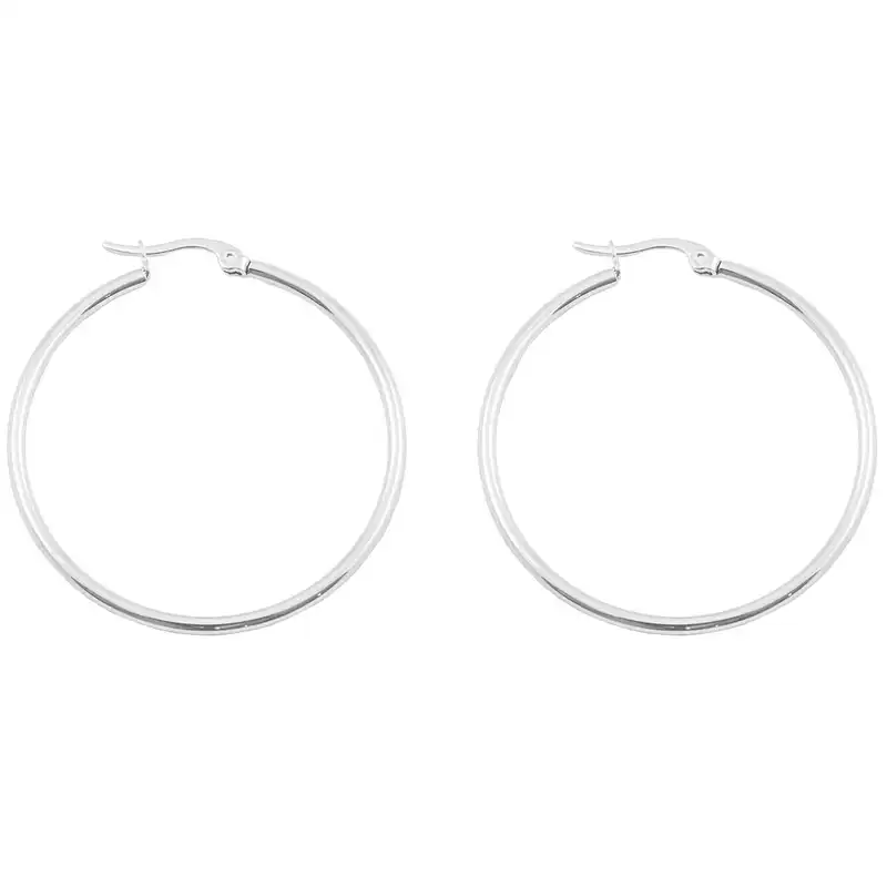 گوشواره زنانه مدل حلقه ای استیل 23